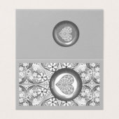 Keramische Kant grijs Kaart (Buitenkant ongevouwen)