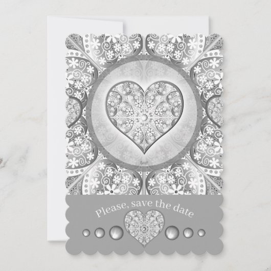 Keramische Kant grijs Kaart (Voorkant)