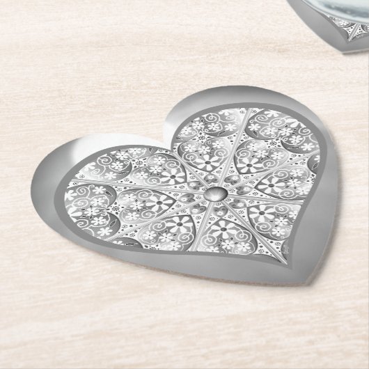 Keramische Kant grijs Kartonnen Onderzetters (Gekanteld)