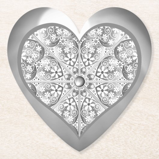 Keramische Kant grijs Kartonnen Onderzetters (Voorkant)