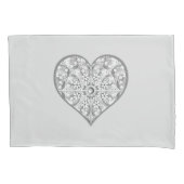 Keramische kant grijs kussensloop (Voorkant)