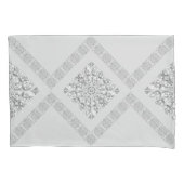 Keramische kant grijs kussensloop (Voorkant)