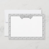 Keramische Kant grijs RSVP Kaartje (Achterkant)