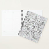 Keramische kant Grijs & sneeuwvlok Planner (Display)