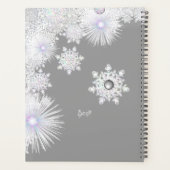 Keramische kant Grijs & sneeuwvlok Planner (Achterkant)