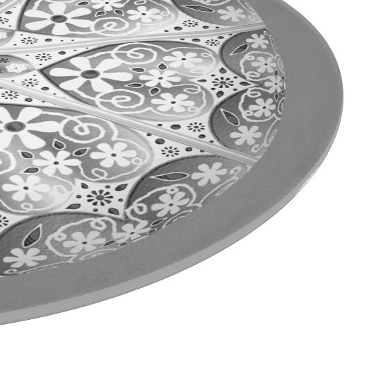Keramische kant grijs snijplank (Hoek)