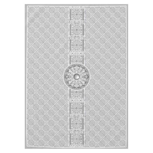 Keramische Kant grijs Tafelkleed (Voorkant)