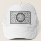 Keramische Kant grijs Trucker Pet (Voorkant)