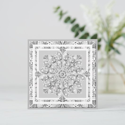 Keramische kant Grijs zwart kaart (Staand voorkant)