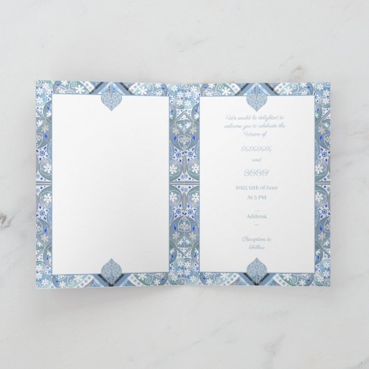 Keramische Kant Lichtblauw (Binnen)