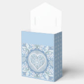 Keramische kant Lichtblauw Bedankdoosjes (Geopend)