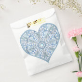 Keramische Kant Lichtblauw Bedankzakje (Gezegeld)