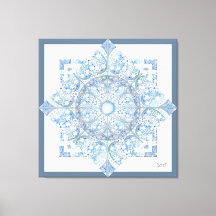 Keramische Kant Lichtblauw