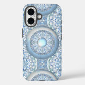 Keramische kant Lichtblauw Case-Mate iPhone Case (Achterkant)