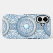 Keramische kant Lichtblauw Case-Mate iPhone Case (Achterkant (horizontaal))
