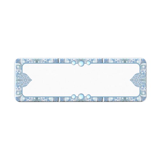 Keramische Kant Lichtblauw Etiket (Voorkant)