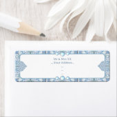 Keramische Kant Lichtblauw Etiket (Insitu)