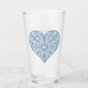 Keramische Kant lichtblauw Glas