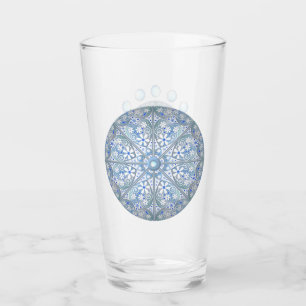 Keramische Kant lichtblauw Glas