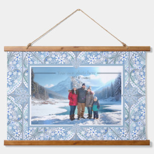 Keramische Kant Lichtblauw Hangend Wandkleed