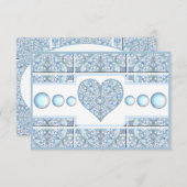 Keramische Kant Lichtblauw Informatiekaartje (Voorkant / Achterkant)