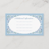 Keramische kant Lichtblauw Informatiekaartje (Achterkant)