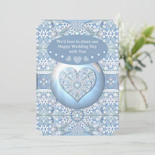 Keramische Kant Lichtblauw Kaart (Staand voorkant)