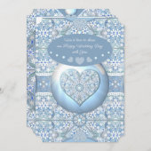 Keramische Kant Lichtblauw Kaart (Voorkant / Achterkant)