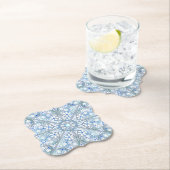 Keramische kant Lichtblauw Kartonnen Onderzetters (Insitu)