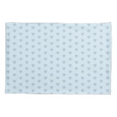 Keramische Kant lichtblauw Kussensloop (Achterkant)