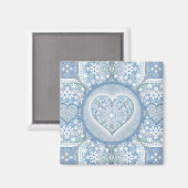 Keramische kant Lichtblauw Magneet (Voorkant / Achterkant)