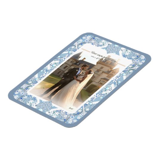 Keramische kant Lichtblauw Magneet (Linkerzijde)