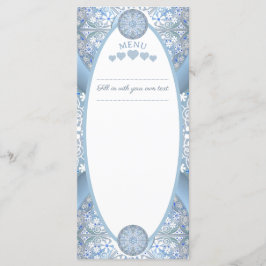 Keramische Kant Lichtblauw Menu