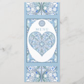 Keramische Kant Lichtblauw Menu (Achterkant)