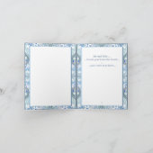 Keramische Kant Lichtblauw Notitiekaartje (Binnen)