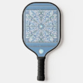 Keramische kant Lichtblauw Pickleball Paddle (Achterkant)