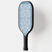 Keramische kant Lichtblauw Pickleball Paddle (Links)