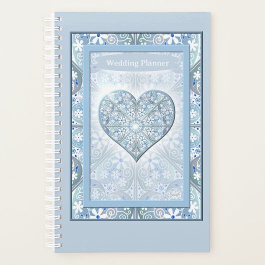 Keramische kant Lichtblauw Planner (Voorkant)