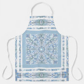 Keramische Kant Lichtblauw Schort (Voorkant)