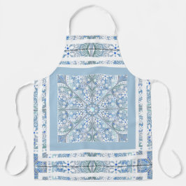 Keramische Kant Lichtblauw Schort