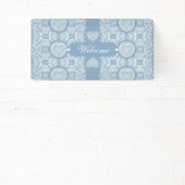 Keramische kant Lichtblauw Spandoek (Insitu)