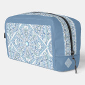 Keramische Kant Lichtblauw Toilettasje (Rechterhoek)