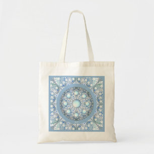 Keramische Kant lichtblauw Tote Bag