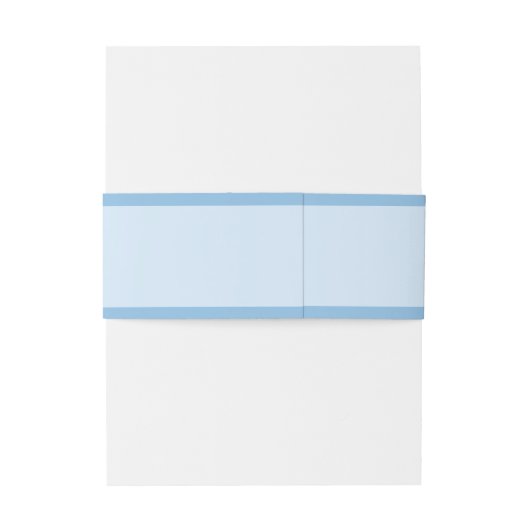 Keramische Kant Lichtblauw Uitnodigingen Wikkel (Achterkant Voorbeeld)