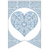 Keramische Kant Lichtblauw Vlaggetjes (Derde vlag)