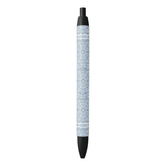 Keramische kant Lichtblauw Zwarte Inkt Pen (Voorkant Verticaal)