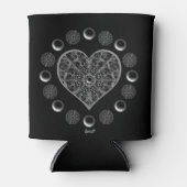 Keramische kant zwart blikjeskoeler (Voorkant)