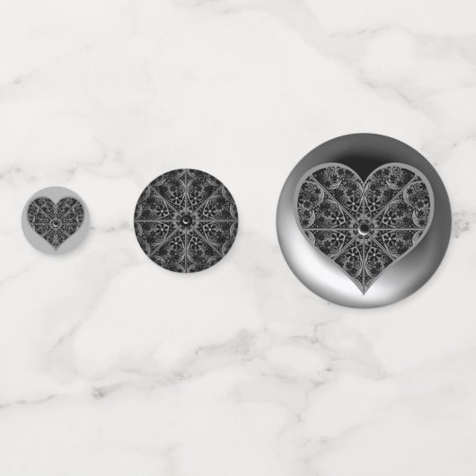 Keramische kant zwart confetti (Voorkanten)