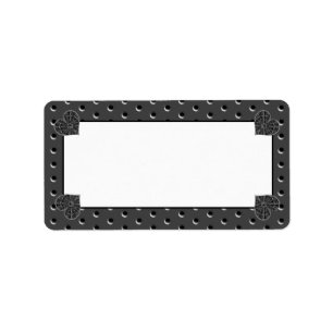 Keramische kant zwart etiket