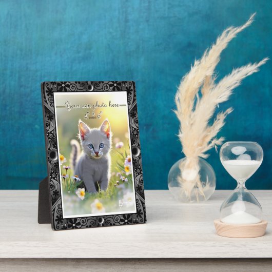 Keramische kant Zwart Fotoplaat (Zijkant)